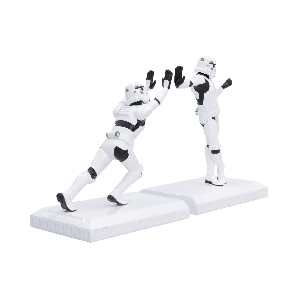 Star Wars The Original Stormtrooper 5 Inch Resin Collectible Figurine - Stormtrooper Working Hard, Hardly Working Bookends
