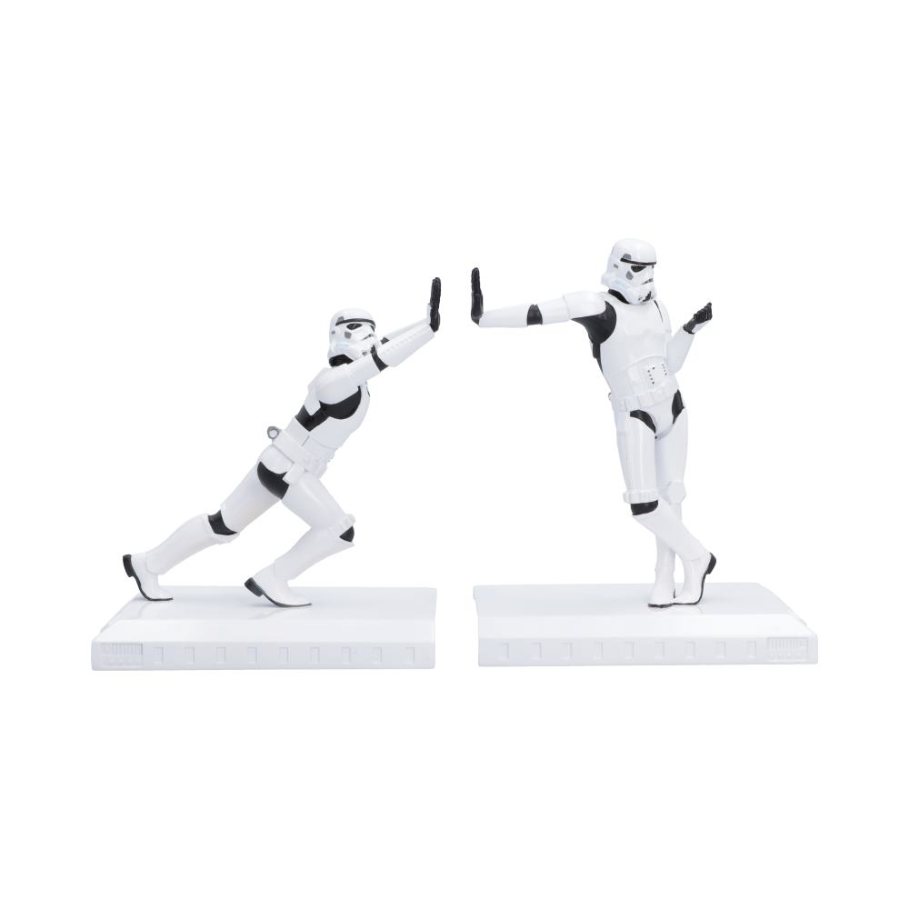 Star Wars The Original Stormtrooper 5 Inch Resin Collectible Figurine - Stormtrooper Working Hard, Hardly Working Bookends