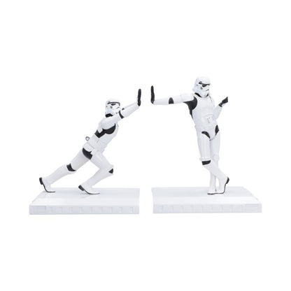 Star Wars The Original Stormtrooper 5 Inch Resin Collectible Figurine - Stormtrooper Working Hard, Hardly Working Bookends