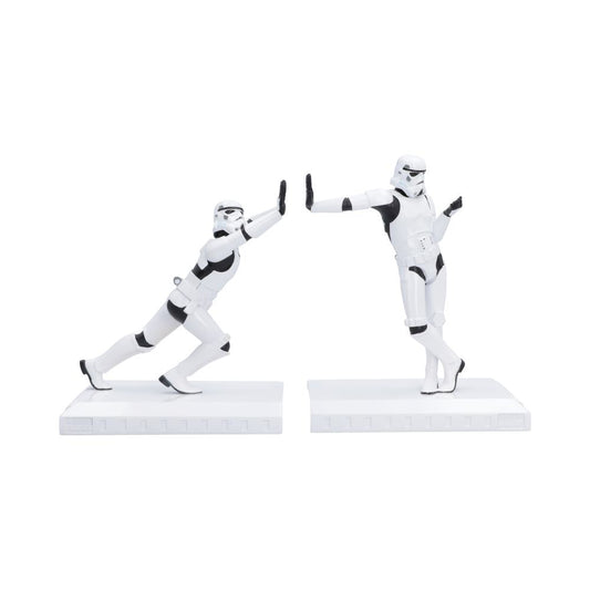 Star Wars The Original Stormtrooper 5 Inch Resin Collectible Figurine - Stormtrooper Working Hard, Hardly Working Bookends