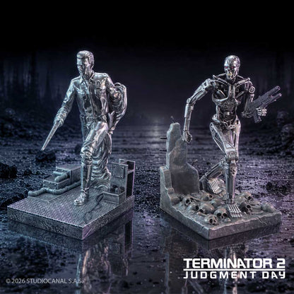 Terminator 2 7 Inch Resin Collectible Bookends - T-1000 vs T-800