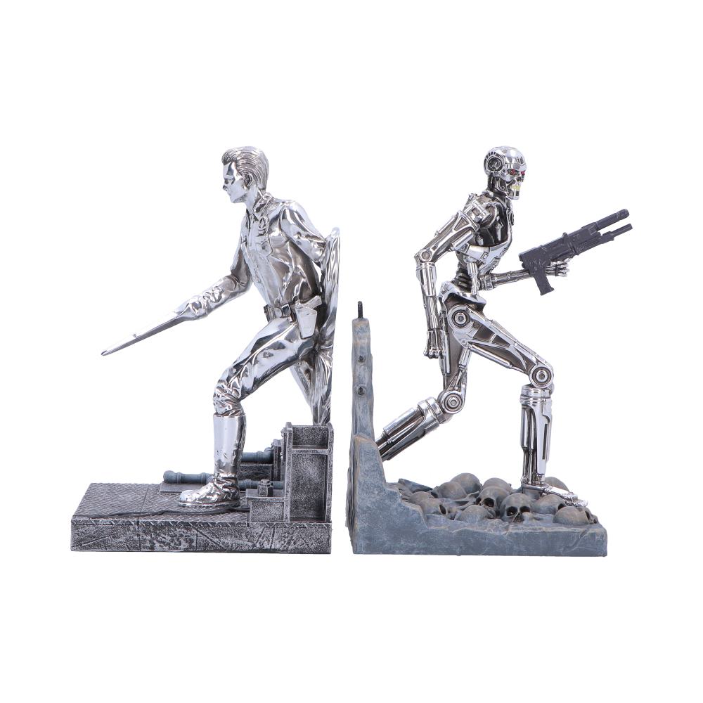 Terminator 2 7 Inch Resin Collectible Bookends - T-1000 vs T-800