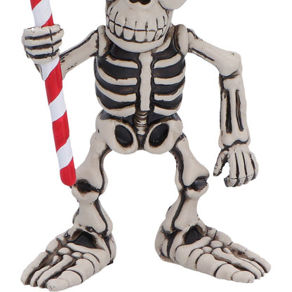 Silent Nightmares - Candy Man Christmas Skeleton Figurine