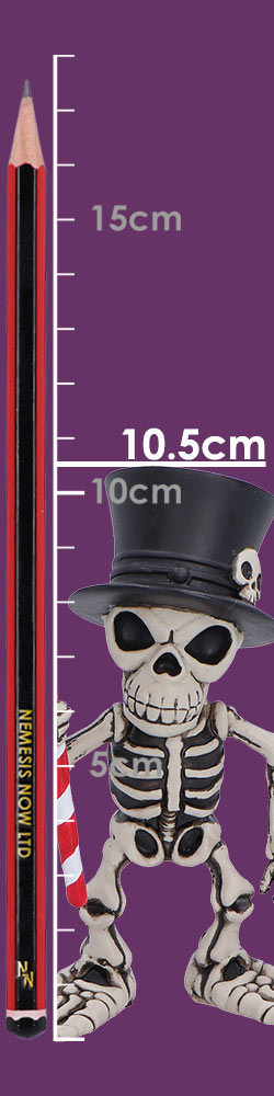 Silent Nightmares - Candy Man Christmas Skeleton Figurine