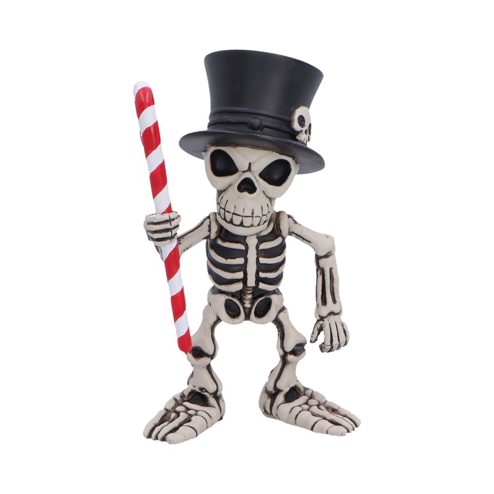 Silent Nightmares - Candy Man Christmas Skeleton Figurine