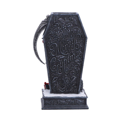 Silent Nightmares - Merry Cryptmas Christmas Reaper Coffin Figurine