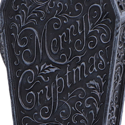 Silent Nightmares - Merry Cryptmas Christmas Reaper Coffin Figurine