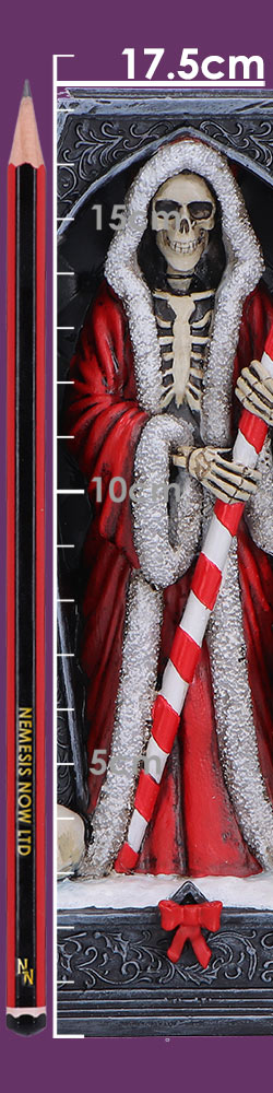 Silent Nightmares - Merry Cryptmas Christmas Reaper Coffin Figurine