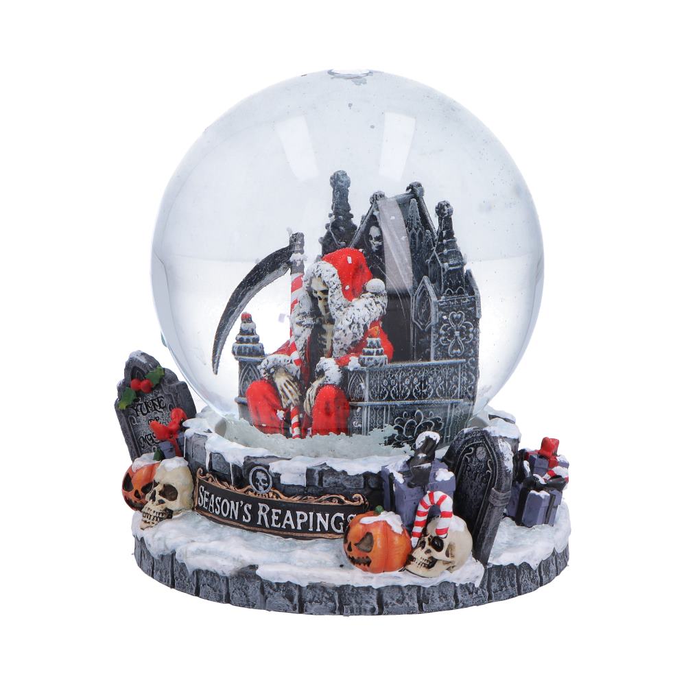 Silent Nightmares - Seasons Reapings Christmas Snow Globe