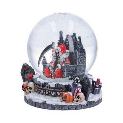 Silent Nightmares - Seasons Reapings Christmas Snow Globe