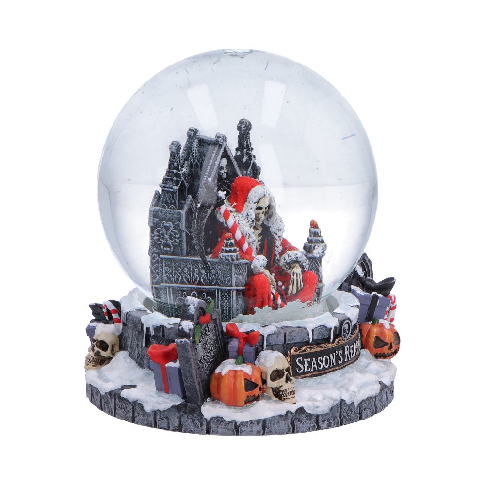 Silent Nightmares - Seasons Reapings Christmas Snow Globe