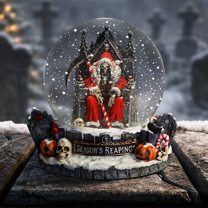 Silent Nightmares - Seasons Reapings Christmas Snow Globe
