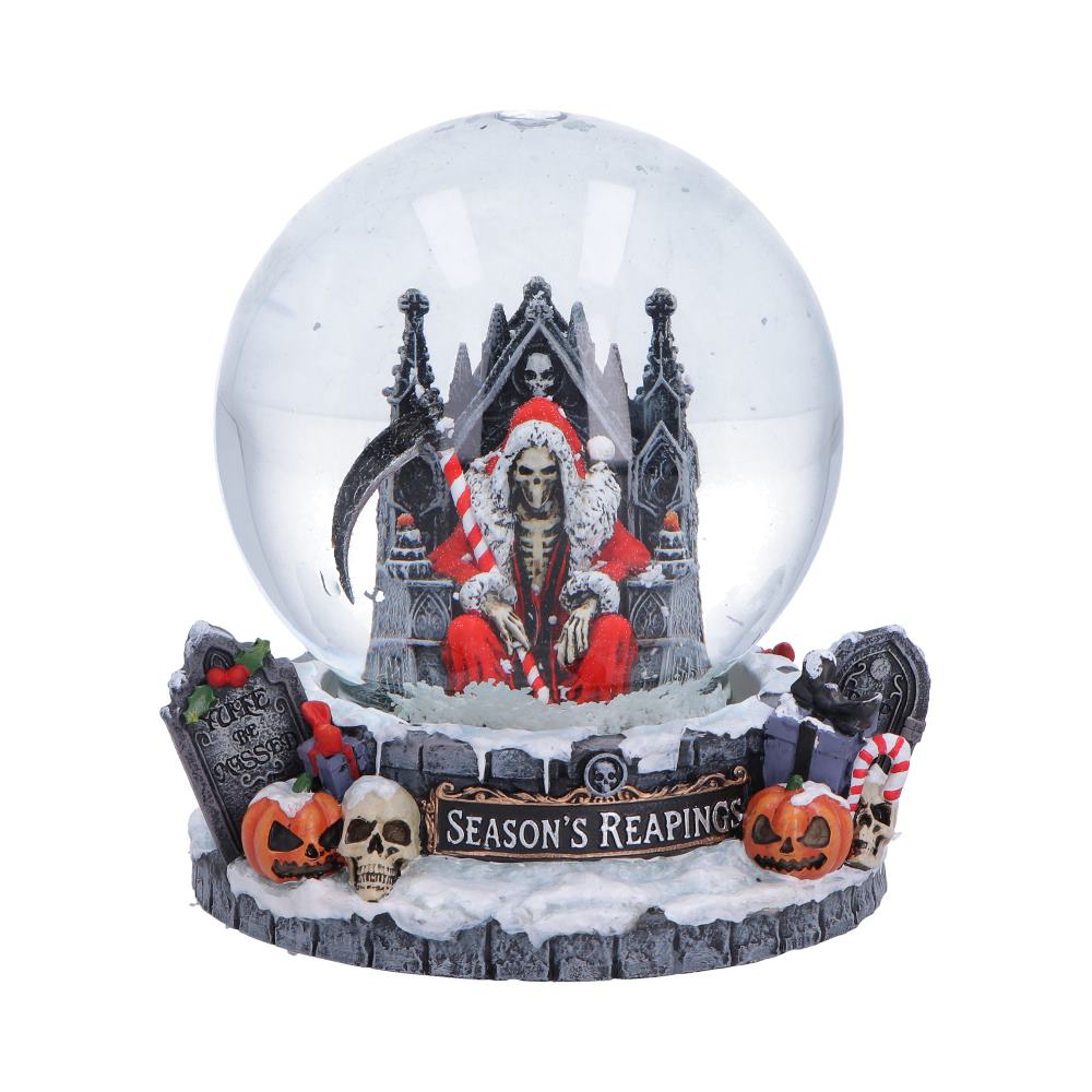 Silent Nightmares - Seasons Reapings Christmas Snow Globe