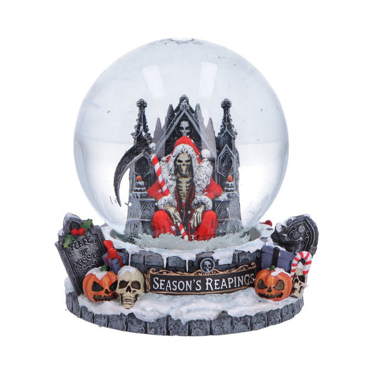Silent Nightmares - Seasons Reapings Christmas Snow Globe
