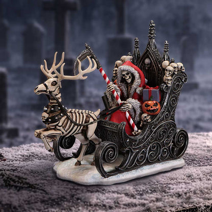 Silent Nightmares - Slay Bells Christmas Sleigh Reaper Figurine