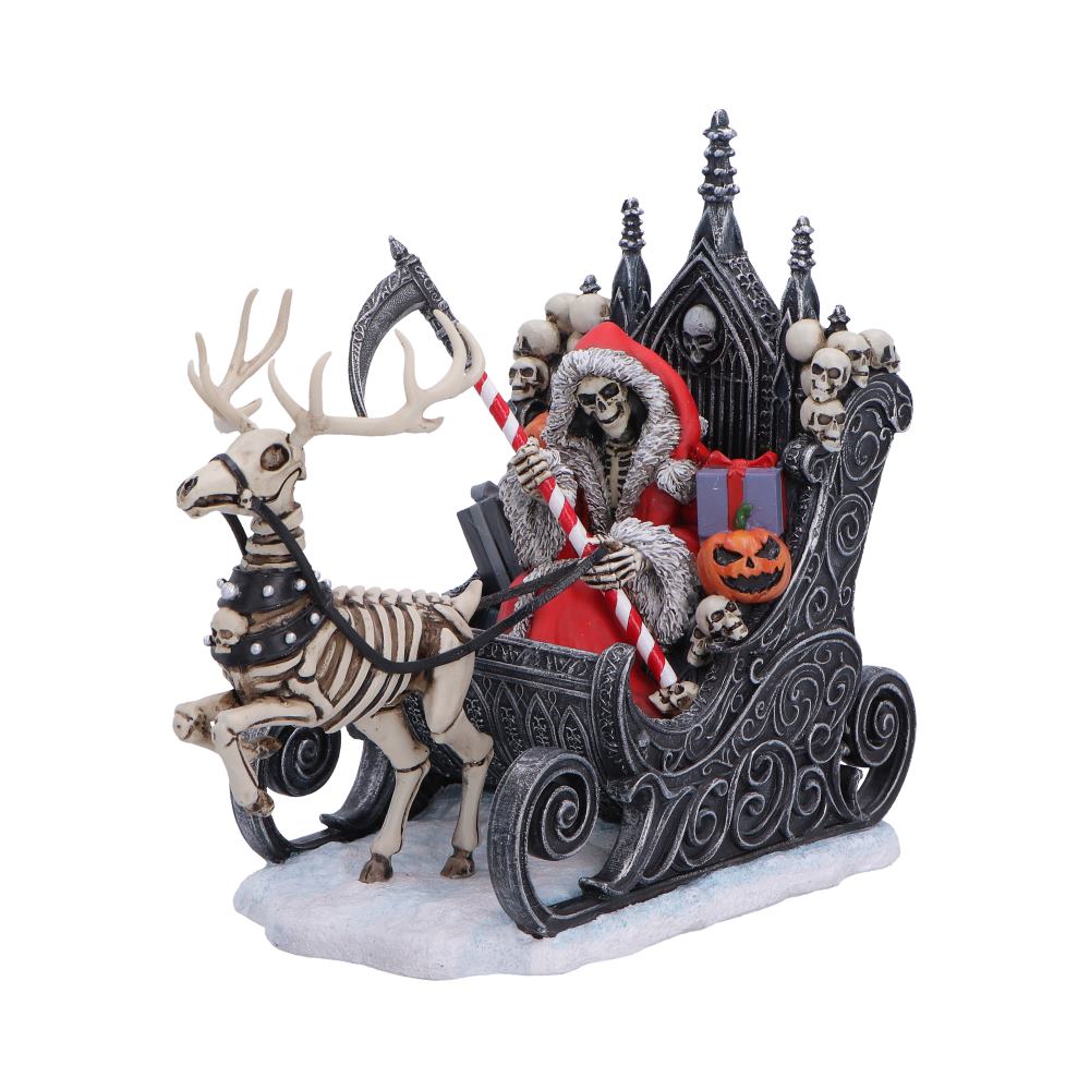 Silent Nightmares - Slay Bells Christmas Sleigh Reaper Figurine