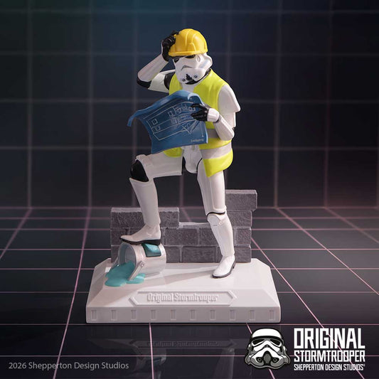 *PRE-ORDER* Star Wars The Original Stormtrooper 7 Inch Resin Collectible Figurine - Stormtrooper Hit a Brick Wall