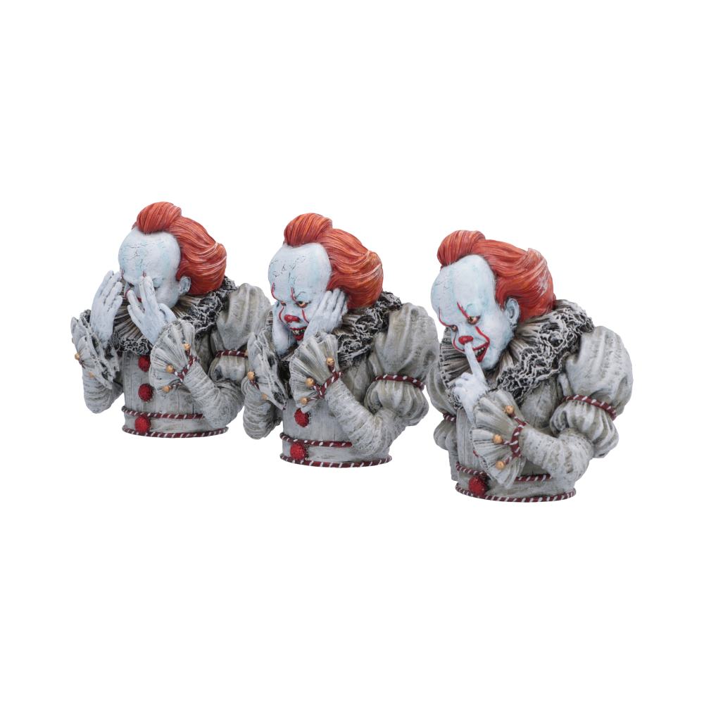 *PRE-ORDER* Nemesis Now 3 Inch Resin Collectible Figurine Set - Three Wise Pennywise