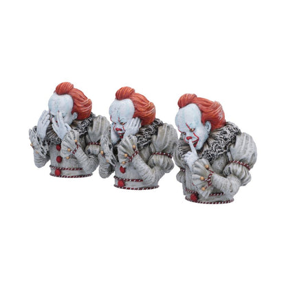 *PRE-ORDER* Nemesis Now 3 Inch Resin Collectible Figurine Set - Three Wise Pennywise