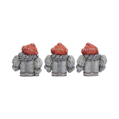 *PRE-ORDER* Nemesis Now 3 Inch Resin Collectible Figurine Set - Three Wise Pennywise