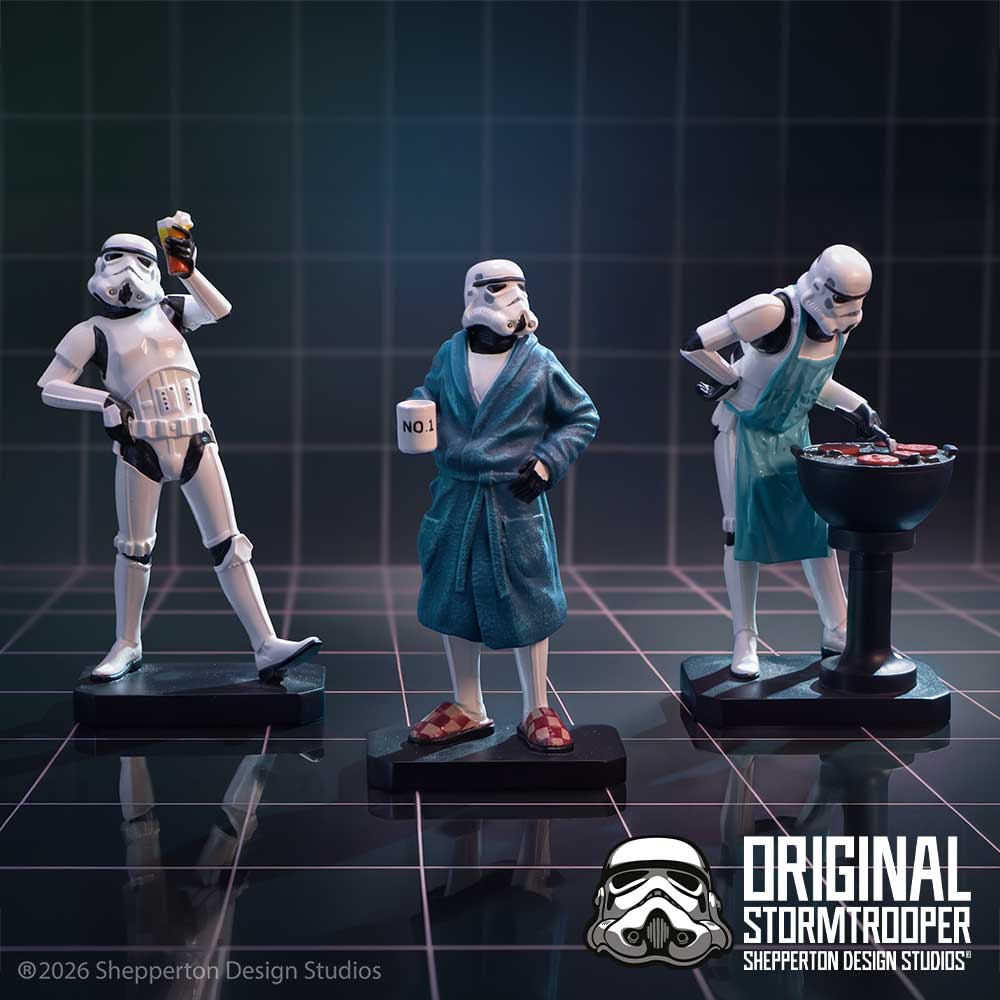 *PRE-ORDER* Star Wars The Original Stormtrooper 4 Inch Resin Collectible Figurine - Stormtrooper Living for the Weekend