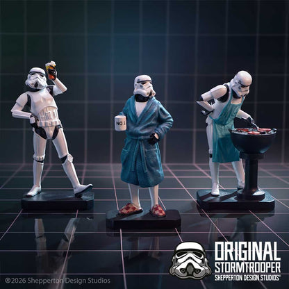 *PRE-ORDER* Star Wars The Original Stormtrooper 4 Inch Resin Collectible Figurine - Stormtrooper Living for the Weekend