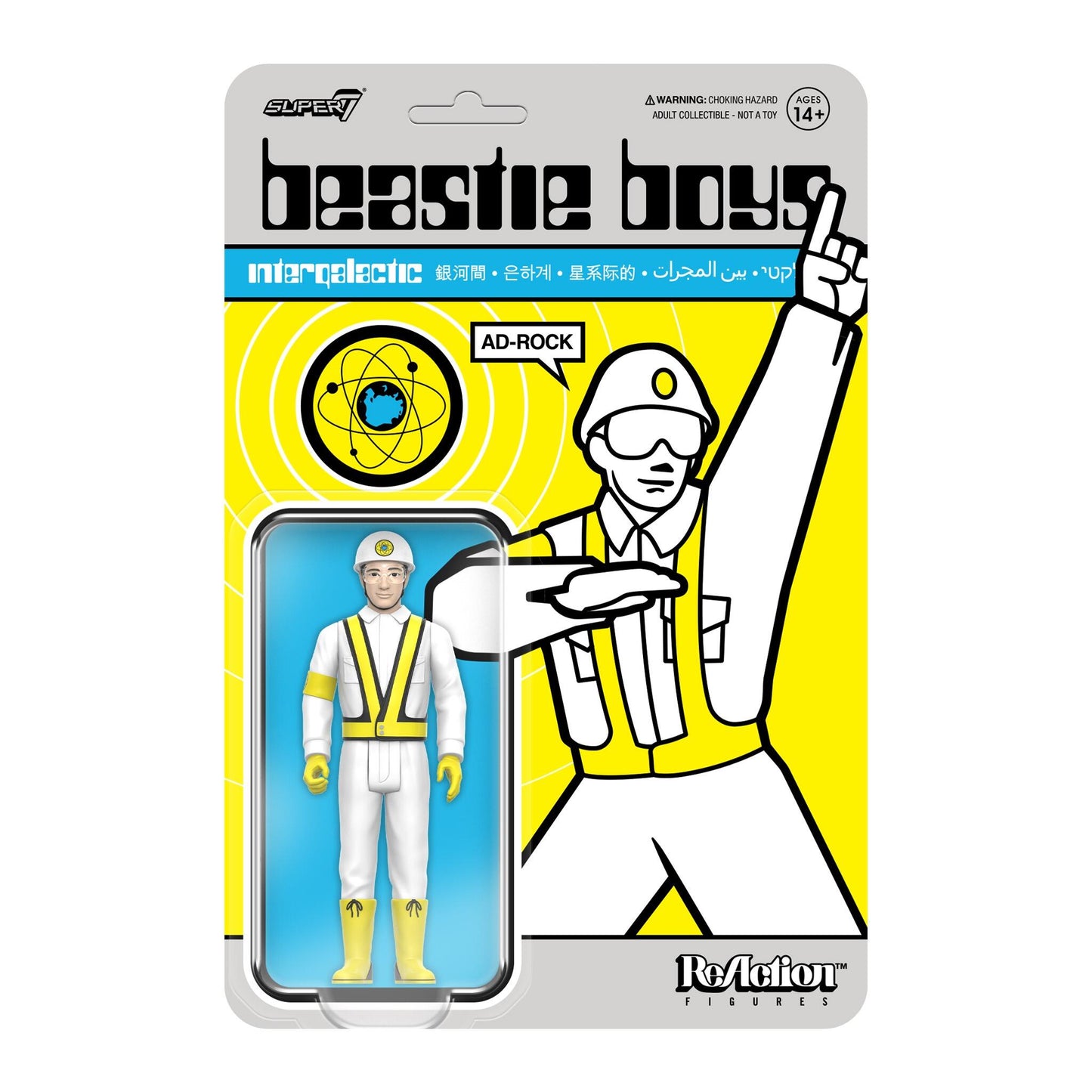 *PRE-ORDER Beastie Boys  ReAction+ Action figure Wave 04- Ad-Rock (Intergalactic Crossing Guard)