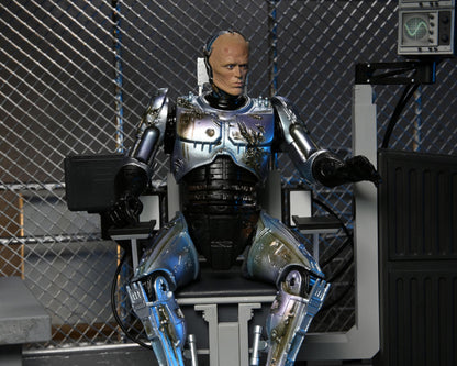 Robocop Battle Damaged Robocop with Chair Ultimate 7 Inch Scale Action Figure