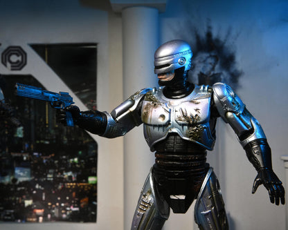 Robocop Battle Damaged Robocop with Chair Ultimate 7 Inch Scale Action Figure