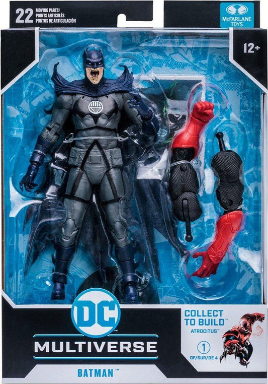 DC Multiverse 7 Inch Scale Action Figure (BAF Atrocitus) - Batman (Black Lantern)