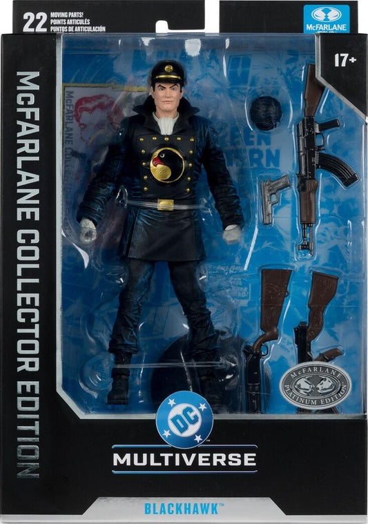 DC McFarlane Collector Edition #49 7 Inch Action Figure - Blackhawk (DC Classic) (Platinum Edition)