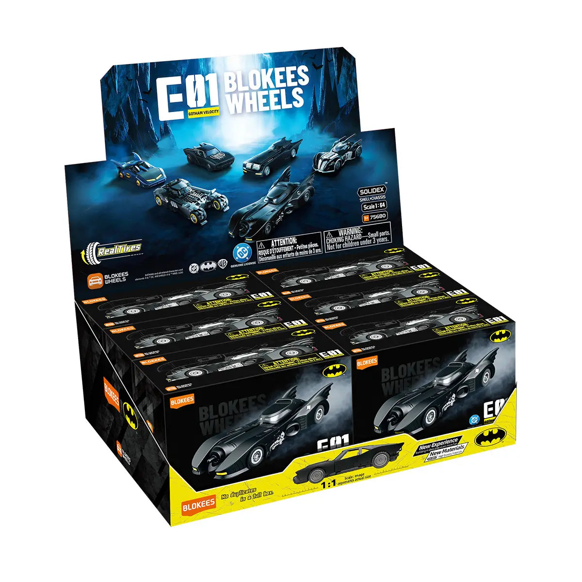 DC Batman Wheels E01 Blokees Model Kit - Gotham Velocity Blind Box
