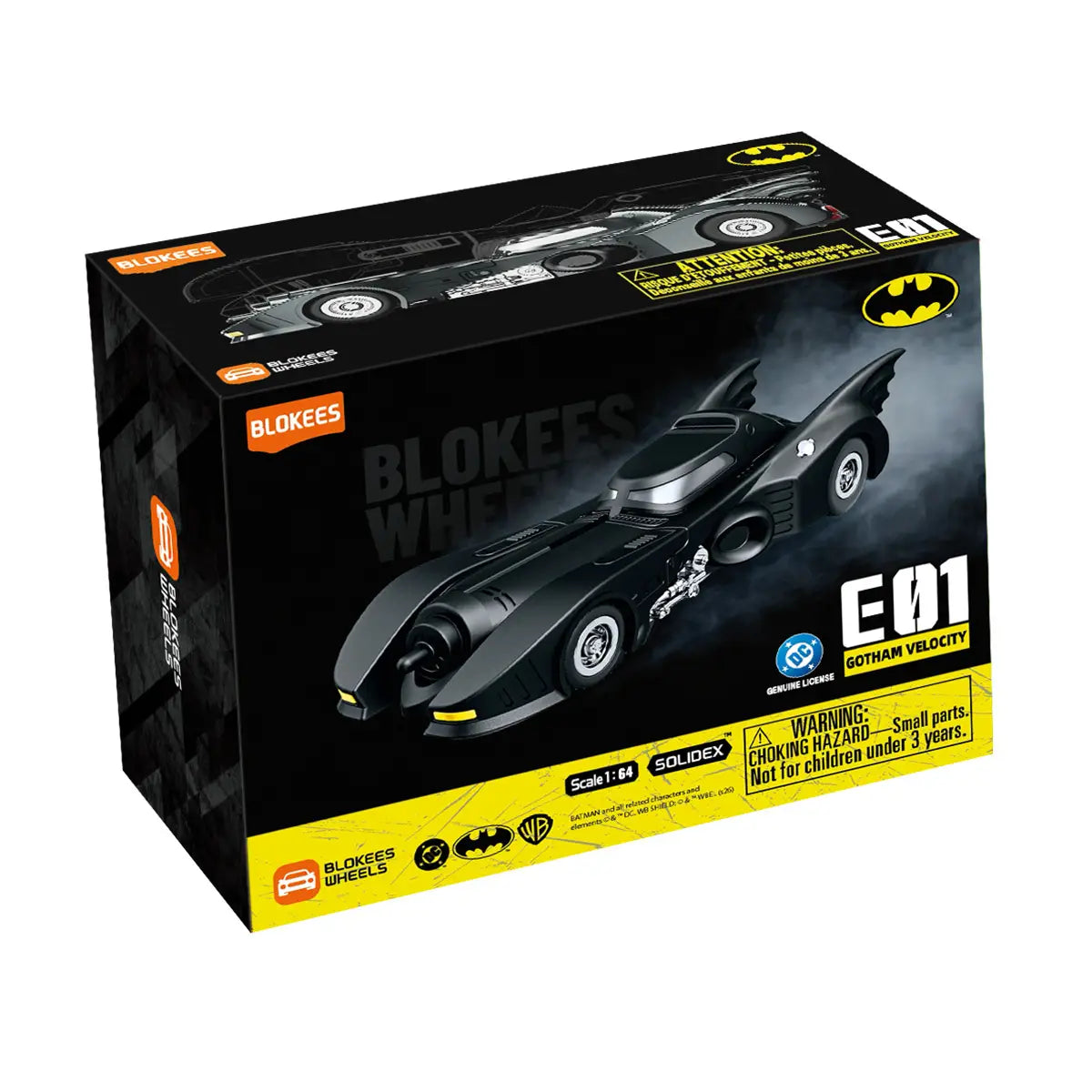DC Batman Wheels E01 Blokees Model Kit - Gotham Velocity Blind Box