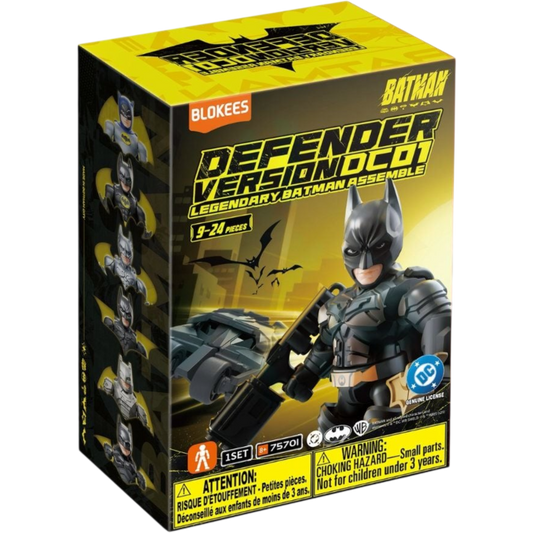 DC Hero Defender Version Blokees Model Kit - Legendary Batman Assemble Blind Box