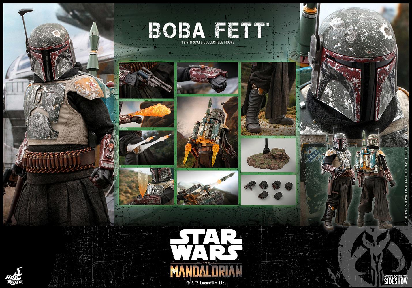 Boba Fett (The Mandalorian) - Star Wars Hot Toys Collectibles 1/6 Scale Action Figure