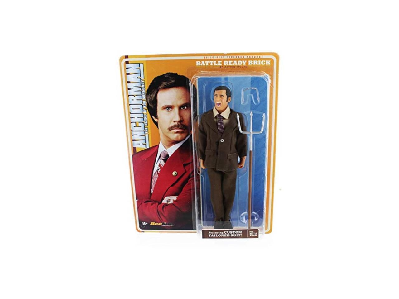 Anchorman - The Legend of Ron Burgundy: Battle Ready Brick 8 Inch Action Figure *possibly non-mint*