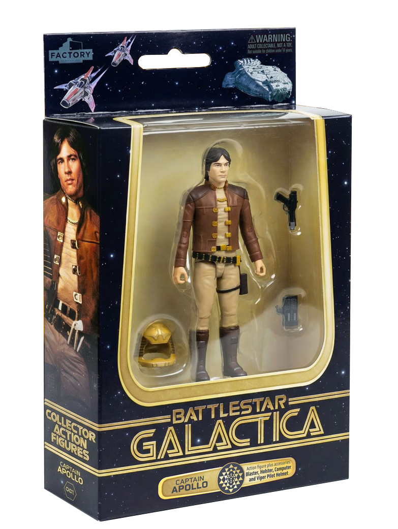 *PRE-ORDER Battlestar Galactica 3.75 Inch Scale Action Figure Wave 1 - Captain Apollo