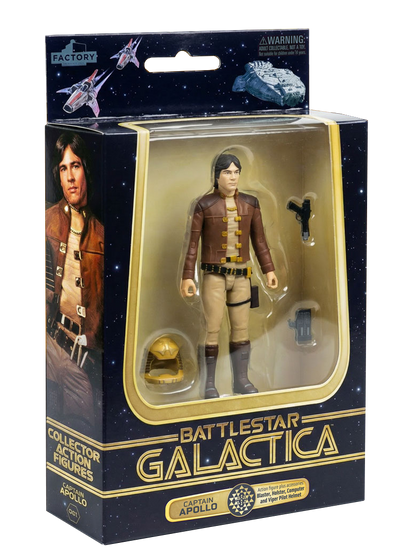 *PRE-ORDER Battlestar Galactica 3.75 Inch Scale Action Figure Wave 1 - Captain Apollo