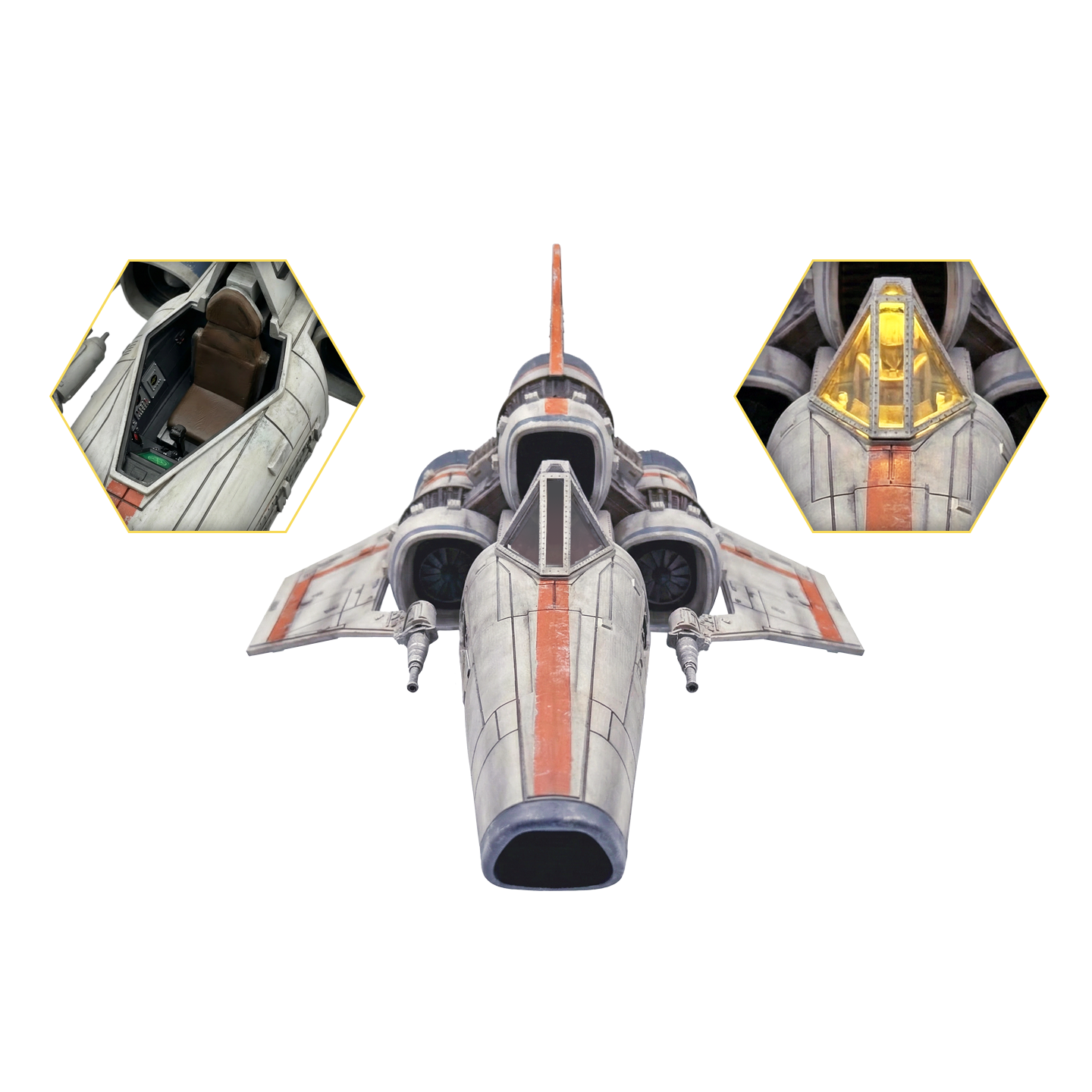 *PRE-ORDER Battlestar Galactica 3.75 Inch Scale Action Figure Vehicle - Colonial Viper With Lieutenant Boomer