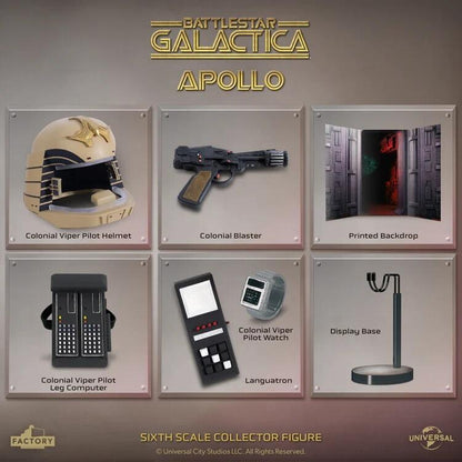 *PRE-ORDER Captain Apollo - Battlestar Galactica Factory Entertainment 1/6 Scale Collectible Action Figure