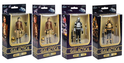 *PRE-ORDER Battlestar Galactica 3.75 Inch Scale Action Figure Wave 1 - Set of 4