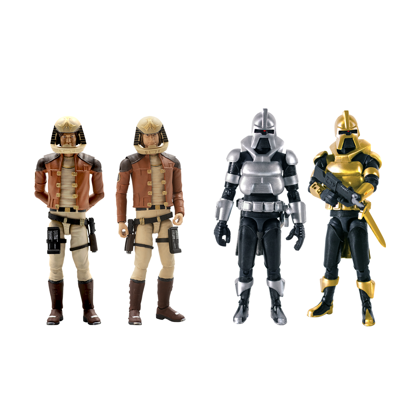 *PRE-ORDER Battlestar Galactica 3.75 Inch Scale Action Figure Wave 1 - Set of 4