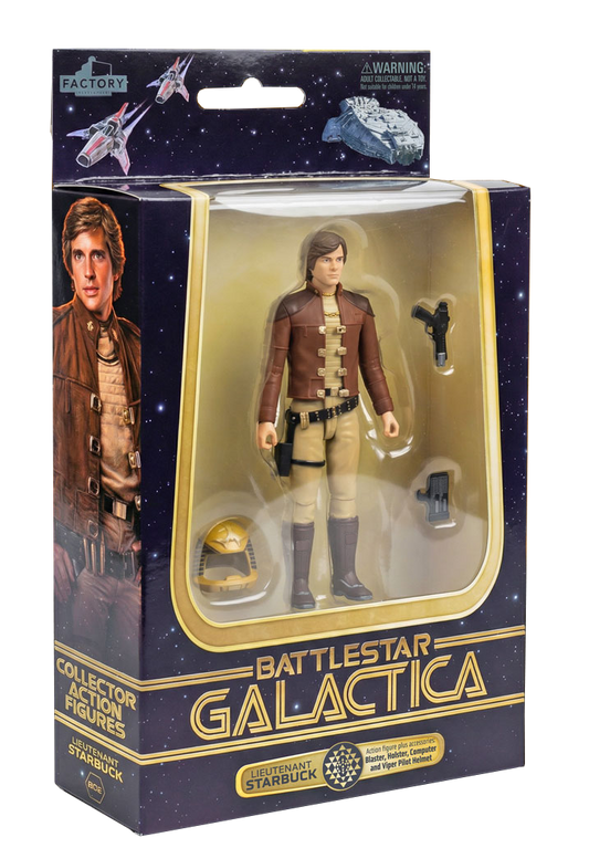 *PRE-ORDER Battlestar Galactica 3.75 Inch Scale Action Figure Wave 1 - Lieutenant Starbuck