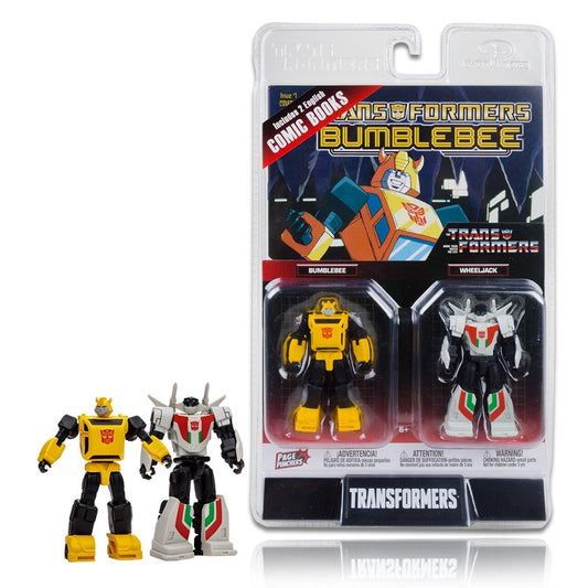 Transformers Page Punchers 3 Inch Action Figure 2-Pack With Comic - Bumblebee & Wheeljack
