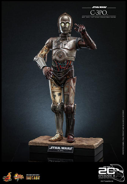 C-3PO - Star Wars Attack of the Clones 20th Anniversary Hot Toys Collectibles 1/6 Scale Action Figure