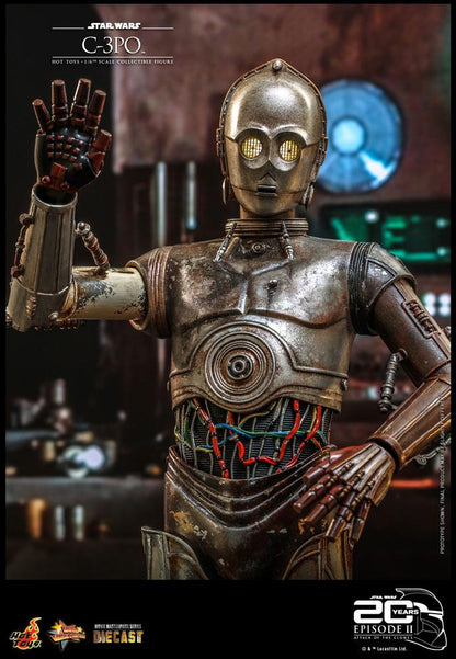 C-3PO - Star Wars Attack of the Clones 20th Anniversary Hot Toys Collectibles 1/6 Scale Action Figure