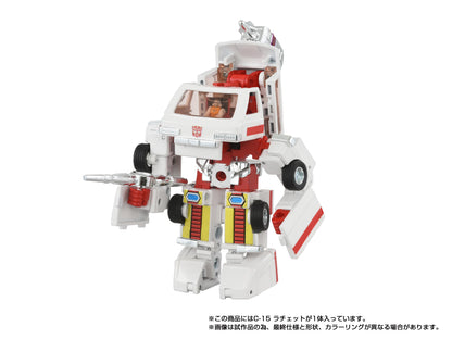 *PRE-ORDER Transformers Takara Tomy Missing Link Action Figure - C-15 Ratchet