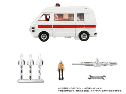 *PRE-ORDER Transformers Takara Tomy Missing Link Action Figure - C-15 Ratchet
