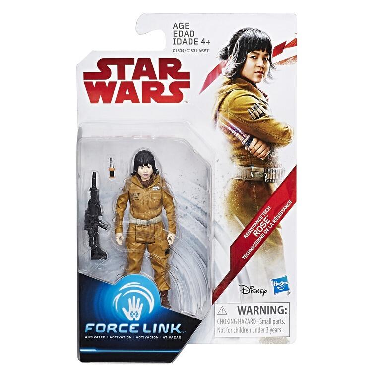 Star Wars Force Link 3.75 Inch Action Figure - Resistance Tech Rose