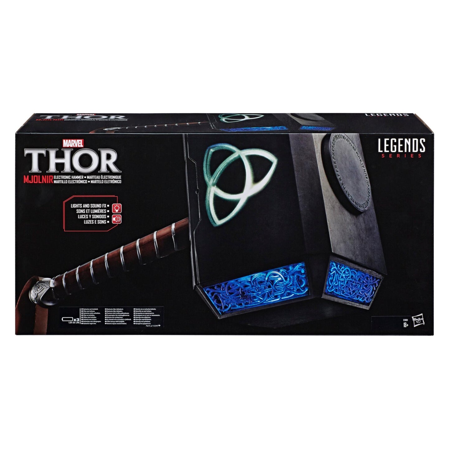Marvel Legends Thor Mjolnir Hammer Electronic Prop Replica (Re-Run)